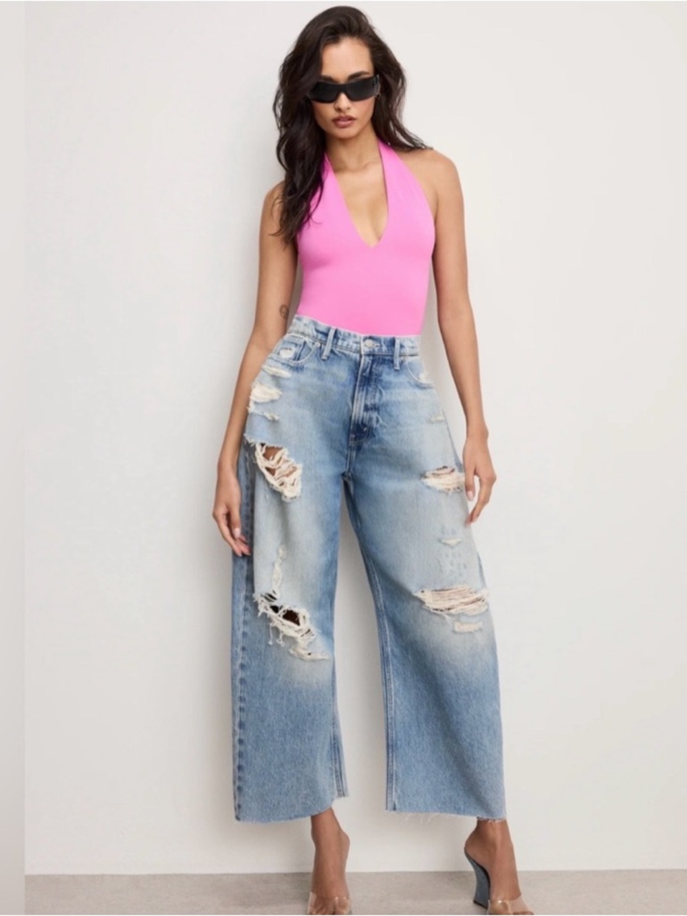 Good American Extreme Barrel Jeans Indigo